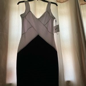 Calvin Klein formal body con dress